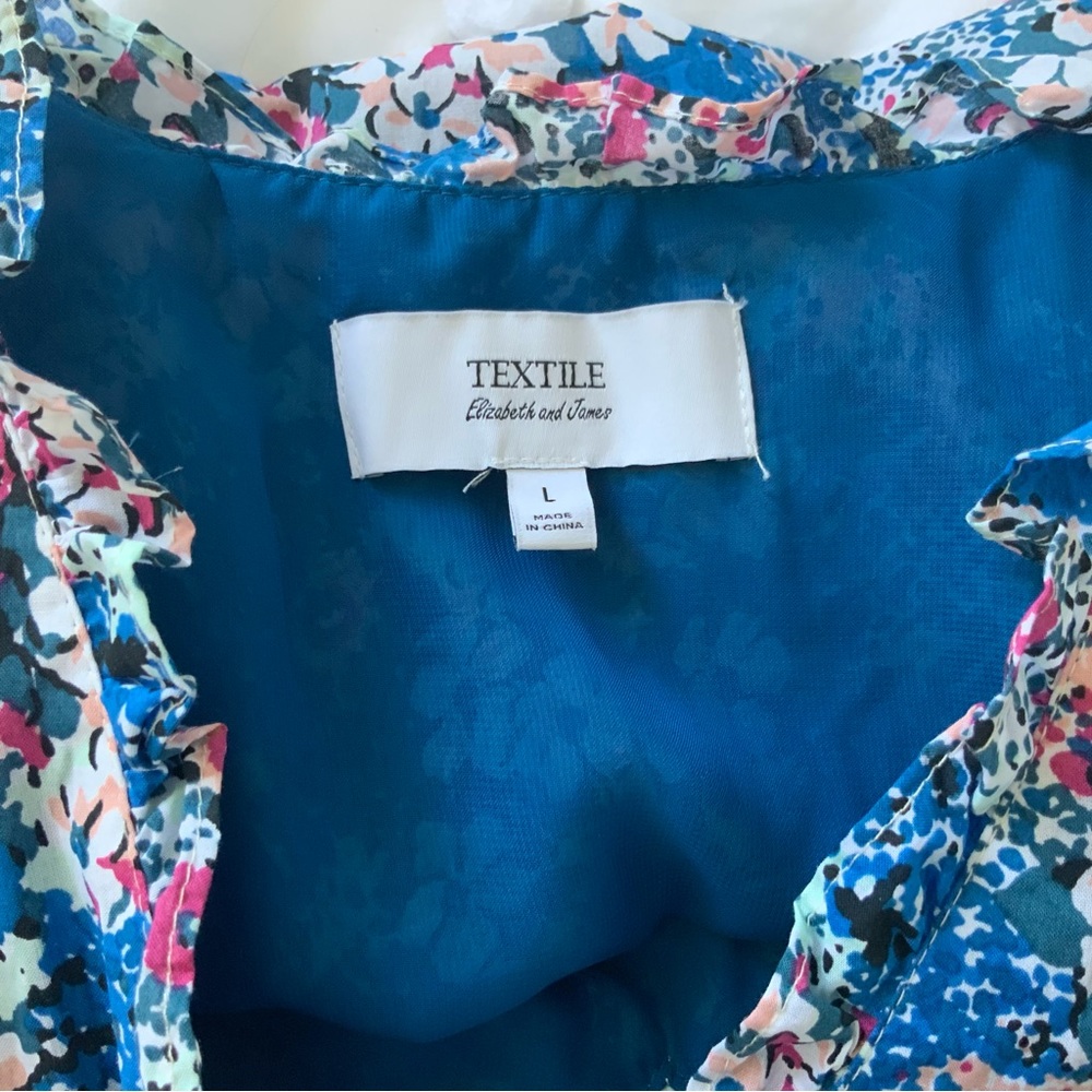 TEXTILE, Elizabeth & James, Floral, Maxi Dress, Sz L - Picture 4 of 6